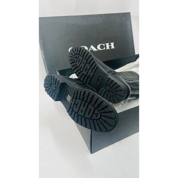 NWB! Coach Farrah Leather Boot Black 5 B (M) - Picture 10 of 12